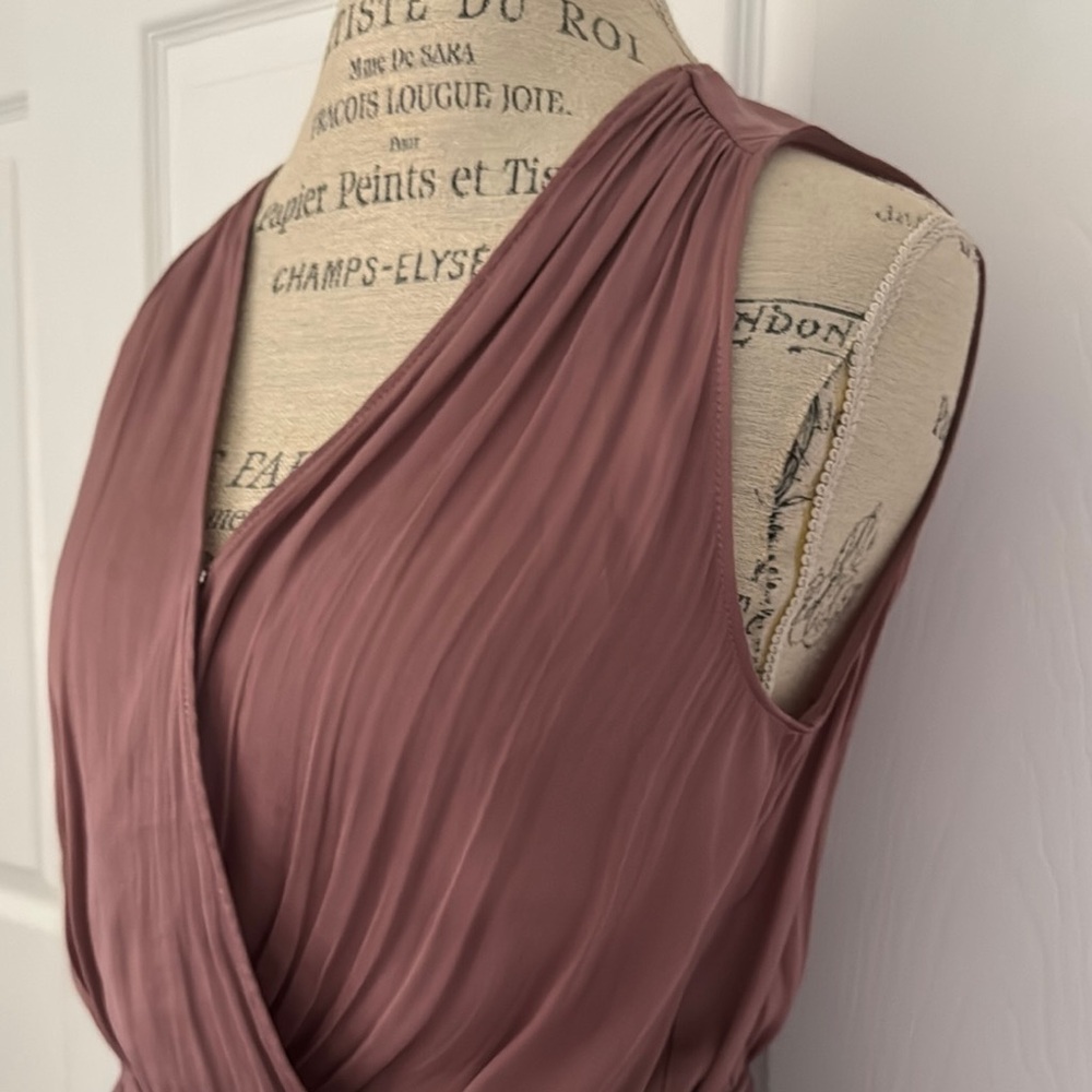 Naked Zebra Mauve Sleeveless Dress